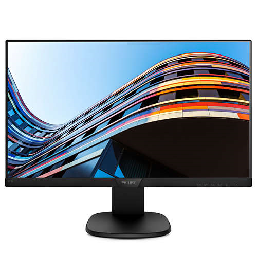 23,8" Philips 243S7EJMB 1920x1080 IPS W-LED 16:9 5ms VGA HDMI DP 4*USB 2.0 20M:1 178/178 250cd Speakers HAS Pivot Swivel Tilt Black