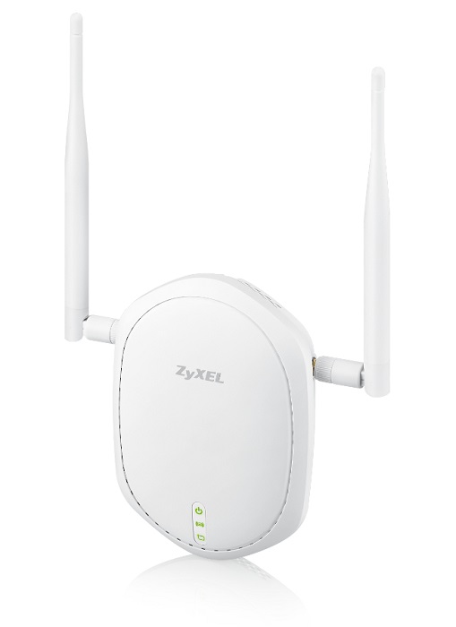 Zyxel NWA1100-NH High Power PoE AP Точка доступа Wi-Fi 802.11b/g/n 2,4 ГГц, 300Мбит/с; повышенного радиуса действия с внешними съёмными антеннами, поддержкой режимов репитера и беспроводного клиента