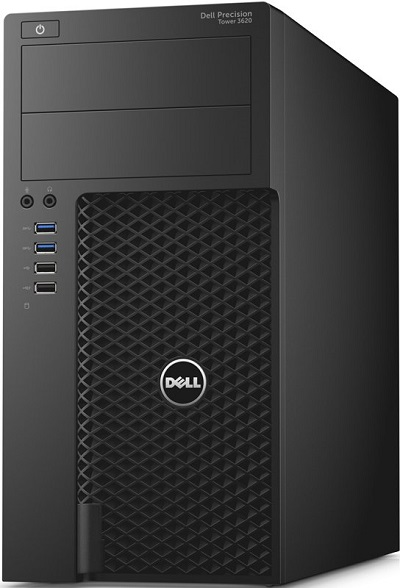 Precision 3620 MT,i5-6500 (3,2GHz),8GB (2x4GB) DDR4,256GB SSD,Nvidia Quadro P400 (2GB),W10 Pro,TPM,3 years NBD