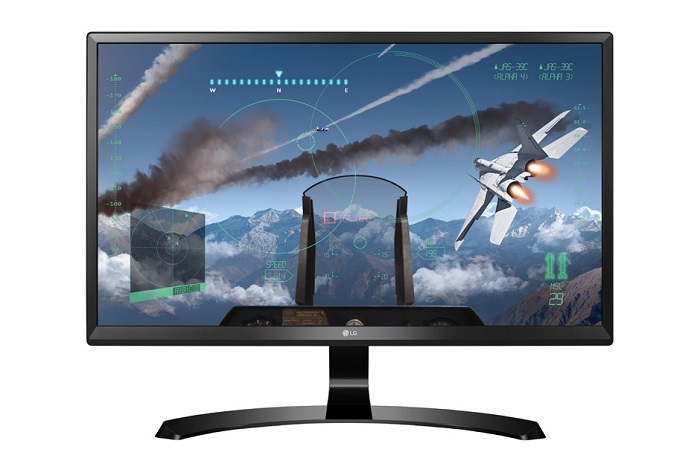 LG 23.8" 24UD58-B IPS LED 4K, 3840x2160, 5ms, 250cd/m2, 100Mln:1, 178°/178°, 2*HDMI, DisplayPort, регулировка наклона, Headphone Out, VESA, Black