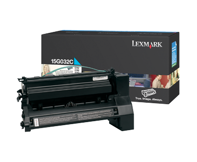 Lexmark C752, C760, C762 Cyan Print Cartridge (6K) 6,000 pages  C752 / C752dn / C752dtn / C752fn / C752Ldn / C752Ldtn / C752Ln / C752n / C760 / C760dn / C760dtn / C760n / C762 / C762dn / C762dtn / C76
