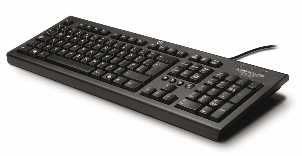 HP Classic Wired Keyboard  Rus/Eng