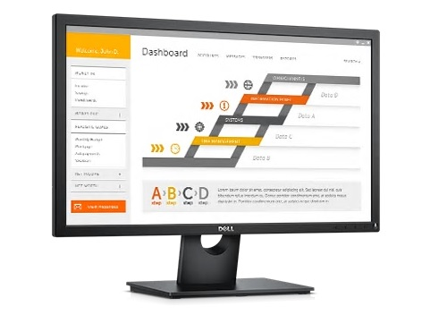Dell 23.8" E2418HN  LED BK/BK ( IPS; 16:9; 250cd/m2; 1000:1; 8ms; 1920x1080; 178/178; VGA, HDMI; Tilt)