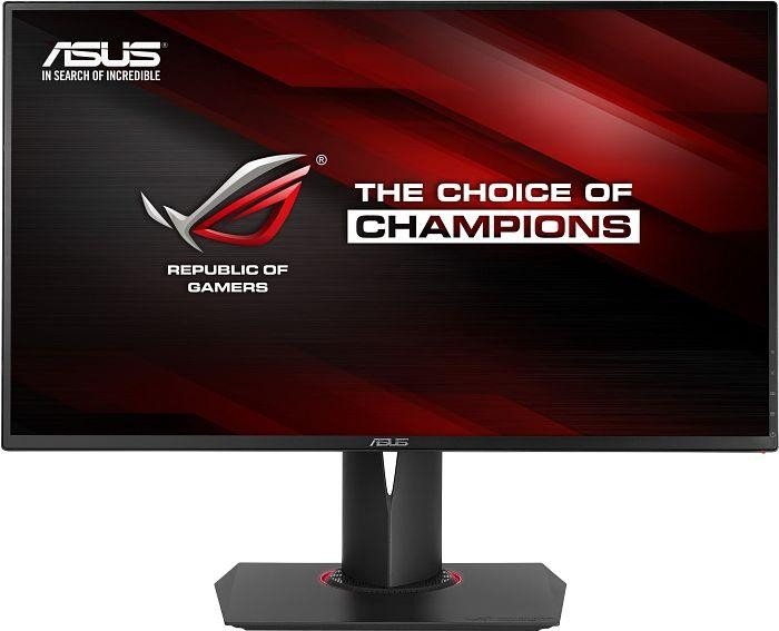 ASUS 27" ROG PG278QR LED, 3D Vision, ProGaming, 2560x1440, 1ms, 350cd/m2, 178°/178°, 100mln:1, 165Hz, HDMI, DisplayPort, USB-Hub, Tilt, Swivel, Pivot, регул. по высоте, VESA, Black, 90LM00U3-B01370