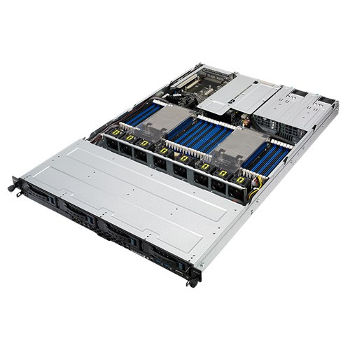 ASUS RS700A-E9-RS4 // 1U, ASUS Z11PP-D24,  2 x Socket SP3 AMD Epyc 7000 Series, 4096GB max, 4HDD Hot-swap, DVR, 2 x 800W, CPU FAN ; 90SF0061-M00040