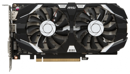 MSI GTX 1050 Ti 4GT OC / NVIDIA GTX 1050 Ti, 4Gb GDDR5/128-bit, PCI-Ex16 3.0, DL-DVI-D, DP(1.4), HDMI(2.0), 2-slot cooler, ATX, RTL