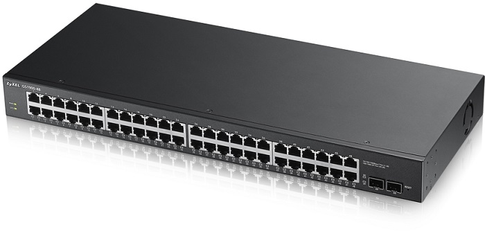 ZyXEL GS1900-48, 48-port GbE L2 Smart Switch, rackmount