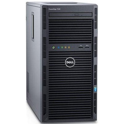 Dell PowerEdge T130 Tower no CPU(E3-1200v6)/ HS/ no memory(4)/ no controller/ no HDD/ UpTo4LFF cabled HDD/ DVDRW/ iDRAC8 Exp/ 2xGE/ 1x290W cabled PSU/ 3YBWNBD (210-AFFS)