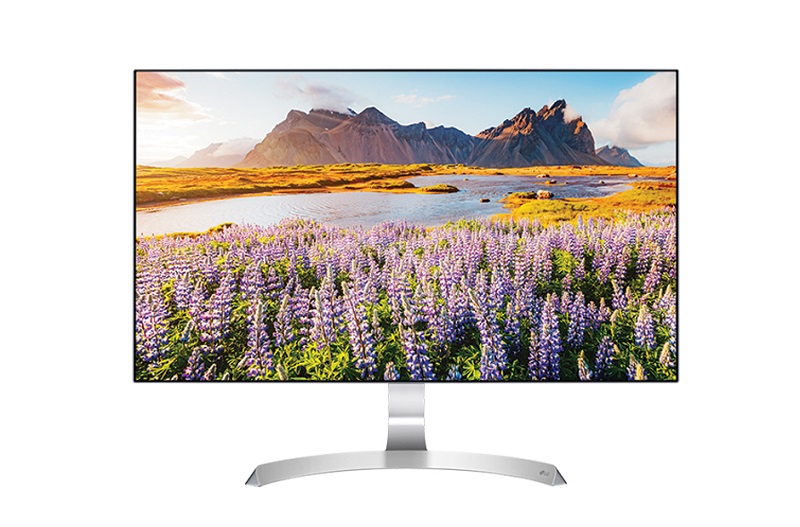 LG 27" 27MP89HM-S IPS LED, 1920x1080, 5ms, 250cd/m2, 10Mln:1, 178°/178°, D-Sub, HDMI*2, Headphone Out, колонки, Tilt, VESA, Silver