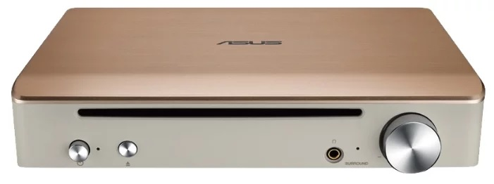 Привод ASUS Impresario SBW-S1 PRO/GOLD/G/AS//, blu-ray, external, sound card 7.1, 600 ohm headphone amplifier ; 90DD01W0-M29001