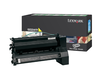 Lexmark C752, C760, C762 Yellow Return Programme Print Cartridge (6K) 6,000 pages  C752 / C752dn / C752dtn / C752fn / C752Ldn / C752Ldtn / C752Ln / C752n / C760 / C760dn / C760dtn / C760n / C762 / C76