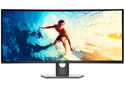 Dell 37.5'' U3818DW LED S/BK (IPS; 21:9; 300cd/m2; 1000:1; 5ms; 3840x1600; 2хHDMI; DP; USB; HAS;  Spk 2х9W)
