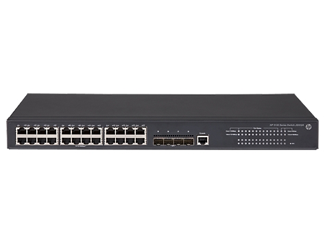 HPE 5130 24G 4SFP+ EI Switch (24x10/100/1000 RJ-45 + 4x1/10G SFP+, Managed static L3, Stacking, IRF, 19')