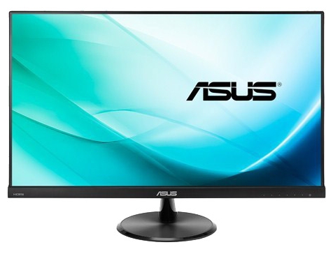 ASUS 27" VC279H IPS LED, 1920x1080, 5ms, 250 cd/m2, 178°/178°, 80M:1, D-sub, DVI, HDMI, колонки, Tilt, VESA, внешн б/п, Black, 90LM01D0-B02670