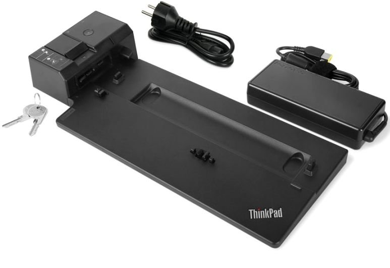 ThinkPad Basic Docking Station - 90W, 2x USB 3.1, 2x USB2.0, Ethernet, 1xDP, 1xVGA, Combo Audio Port, DC-IN (Slim Tip),  Kensington slot for L480/ L580/ P52s/ T480/ T480s/ T580/ X280/ X1 Carbon (6G)
