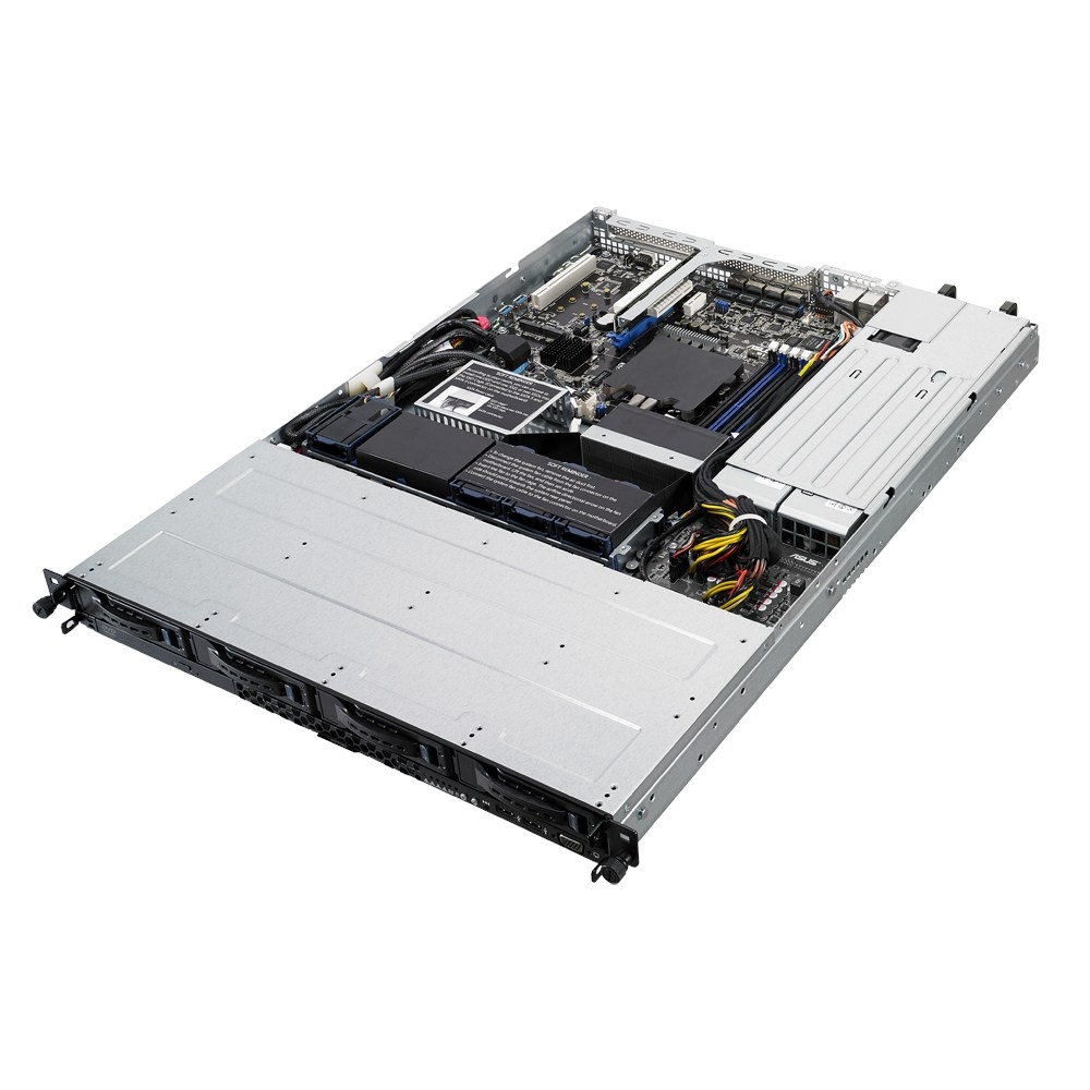 ASUS RS300-E9-RS4 // 1U, ASUS P10S-C/4L/SYS, s1151 Xeon E3-1200 v5, 64GB max,  4HDD Hot-swap,  2 x SSD Bays, 2 x M.2, DVR, 2 x 450W, CPU FAN ; 90SV03BA-M02CE0