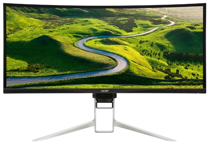 ACER 34" XR342CKBMIJQPHUZX (21:9)/IPS(LED)/ZF/HDR Ready/3440x1440/1(MPRT)ms/300nits/1000:1/HDMI(2.0), HDMI(MHL)/USB 3.0/7Wx2/DP/Silver/Black Curved 1900R/75Hz(DP)/60Hz(HDMI)/VESA 100x100