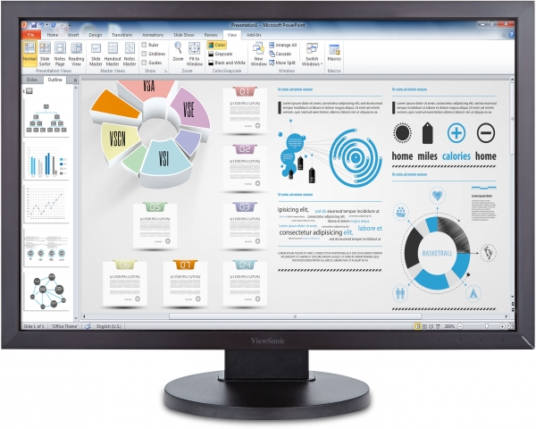 Viewsonic 23.6" VG2437SMC MVA LED, 1920x1080, 5ms, 250cd/m2, 178°/178°, 20Mln:1, D-Sub, DVI, DP, USB, camera, Microphone, регул. по высоте, Pivot (поворот на 90°), колонки, Glossy Black