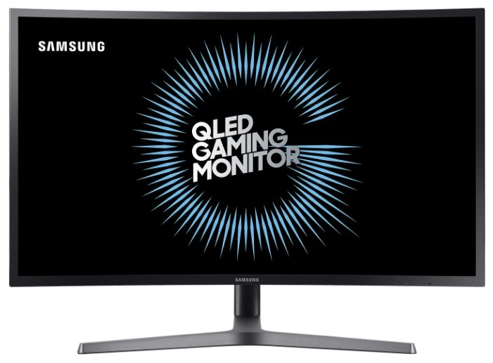 Samsung 31.5" C32HG70QQI VA LED изогнутый LED 16:9 2560x1440 1ms 3000:1 350cd 178/178 2*HDMI DP USB HAS Pivot Black-Grey