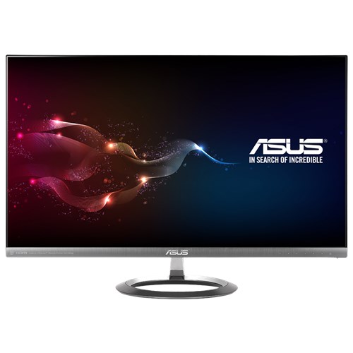 ASUS 25" MX25AQ IPS LED, 2560x1440, 5ms, 300 cd/m2, 178°/178°, 100Mln:1, HDMI*3, DisplayPort, колонки, Tilt, Space Grey, 90LM01P0-B01670