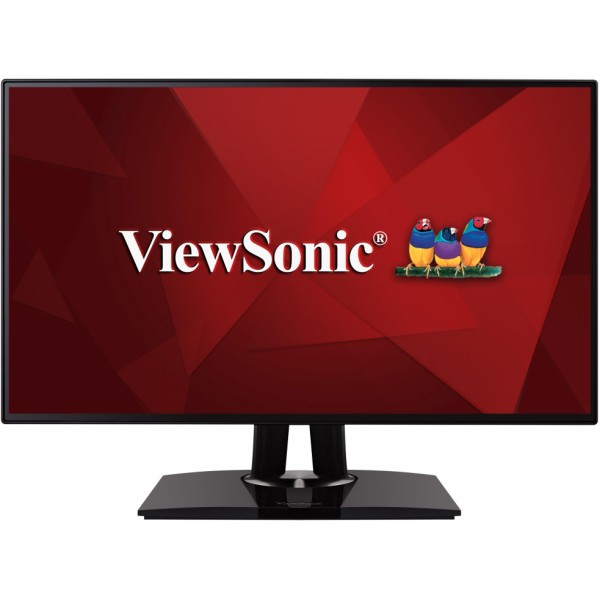Viewsonic 27" VP2768-4K IPS LED, 3840x2160, 5ms, 350cd/m2, 178°/178°, 20Mln:1, HDMI*2, DP, miniDP, USB-Hub, 100% sRGB, HeadphoneOut, Апп.калибровка, Tilt, Swivel, Pivot, HAS, Black