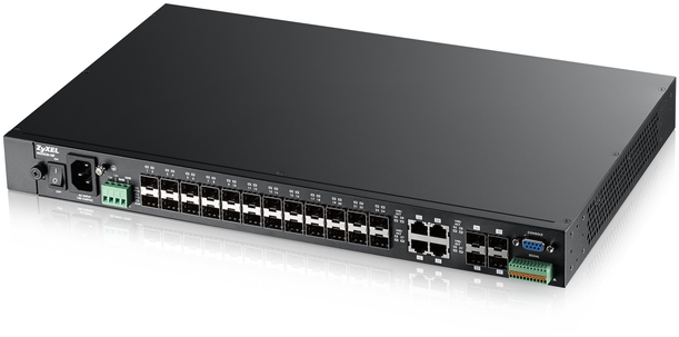 ZyXEL MGS3520-28F 28 Port Metro Switch, 24x SFP, 4x Combo, AC