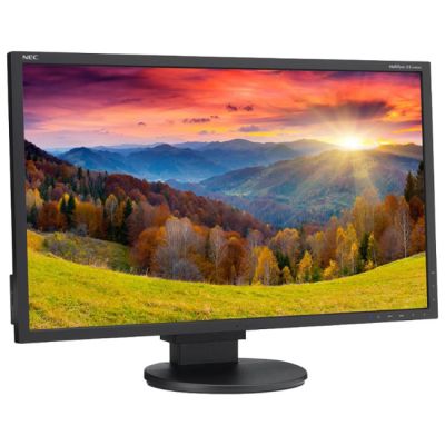 NEC 24" EA244WMi-BK LCD;Bk/Bk ( IPS; 16:10; 350cd/m2; 1000:1; 5ms; 1920x1200; 178/178; D-sub; DVI-D; HDMI;  DP; USB; HAS 130mm; Swiv 170/170; Tilt; Pivot; Human Sensor; Spk 2x1W)