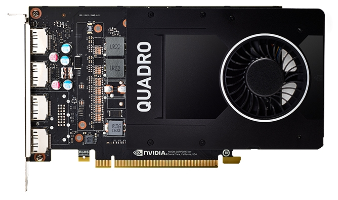 Graphics Card NVIDIA Quadro P2000, 5GB, (Z240 Tower, Z440, Z640, Z840, Z4, Z6, Z8)