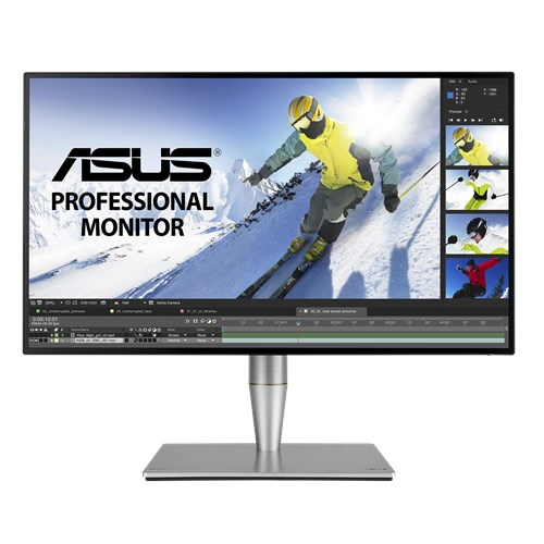 ASUS 27" ProArt PA27AC IPS LED, 2560x1440, 5ms, 400cd/m2, 178°/178°, 100mln:1, HDMI*3, DP, USB-Hub, Thunderbolt*2, HDR, колонки, Tilt, Swivel, Pivot, HAS, VESA, Gun Grey, 90LM02N0-B01370
