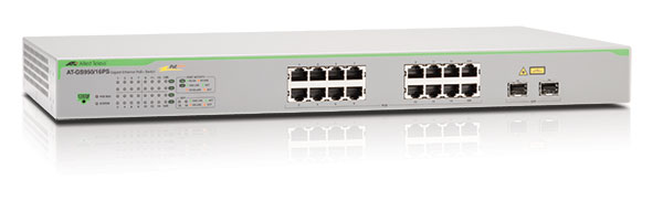 Allied Telesis Gigabit Smart Access PoE+ switch 16 ports