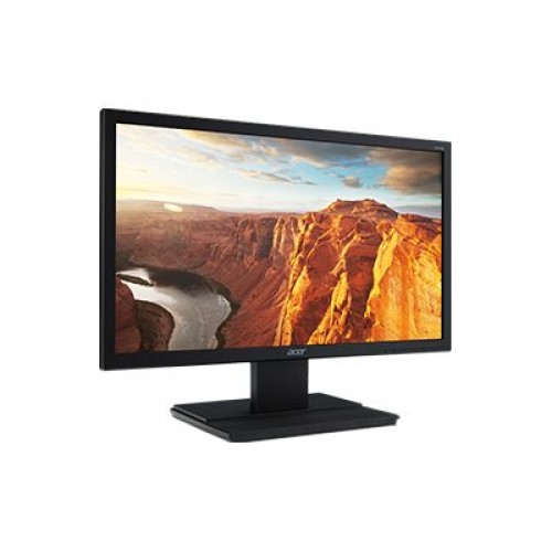ACER 18.5" V196HQLAb LED, 1366x768, 5 ms, 200 cd/m2, 90°/65°, 16,7mln, 100 Mln:1, D-Sub, VESA (100x100), Black