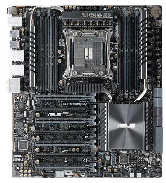 ASUS X99-E WS/USB 3.1 / LGA2011-V3,X99,M.2,USB31,7PCIE ; 90SB05D0-M0EAY0