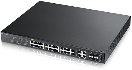 Zyxel GS2210-24HP, 24 port Gigabit L2 managed PoE+ switch 375Watt