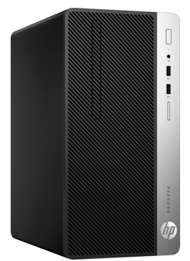 HP ProDesk 400 G5 MT Core i5-8500 / 4GB / 500GB HDD / W10p64 / DVD-WR / 1yw / USBkbd / USBmouse / HP DisplayPort Port