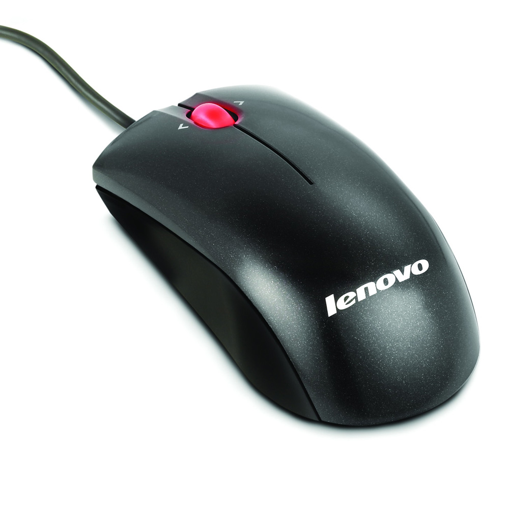 Lenovo Optical 3-Button Travel Wheel Mouse (800dpi) PS/2 & USB