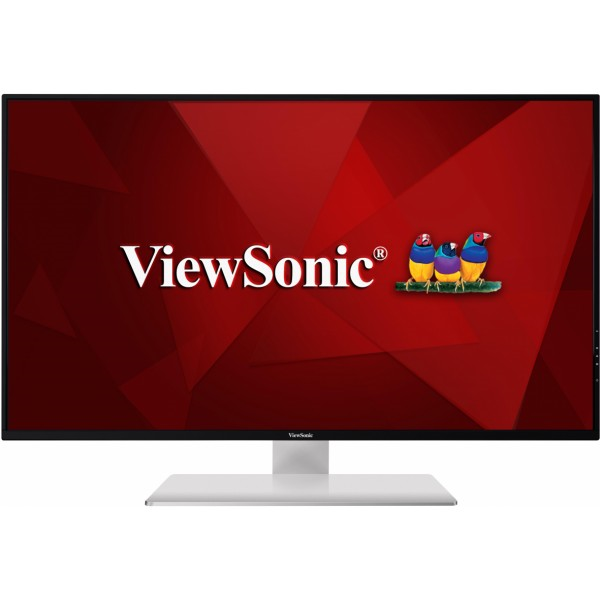 Viewsonic 43" VX4380-4K IPS LED, 3840x2160, 5ms, 350cd/m2, 178°/178°, 120Mln:1, 2*HDMI, Display Port, miniDP, USB-Hub, Tilt, колонки, Headphone Out, VESA, Black