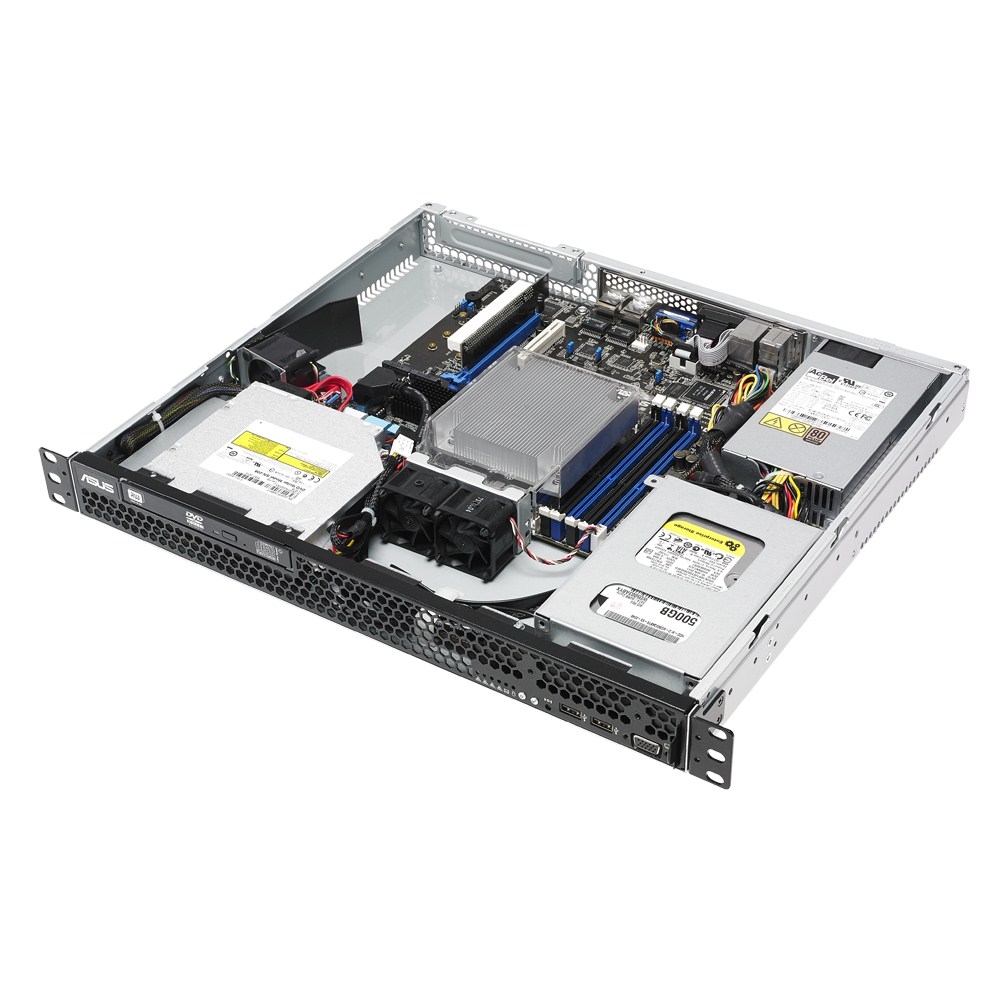 ASUS RS100-E9-PI2 // 1U, ASUS P10S-M-DC, s1151 Xeon E3-1200 v5, 64GB max, 2HDD int, DVR, 250W, CPU FAN ; 90SV049A-M02CE0
