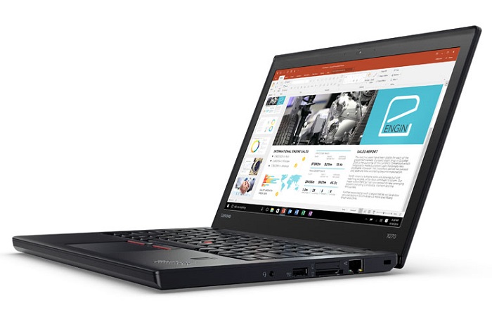 ThinkPad X270 12.5" FHD (1920x1080) IPS, i5-7200U (2,5 GHz), 8GB DDR4, 256GB SSD, intel HD 620, NoODD, WWAN ready, WiFi, BT, FPR, 3+3Cell, Camera, Win 10 Pro, 1.3Kg, 3y.OS