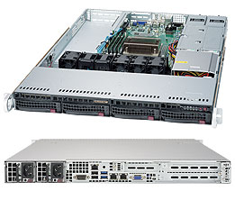 Supermicro SuperServer 1U 5019S-M no CPU(1) E3-1200v5/6thGenCorei3/ no memory(4)/ on board RAID 0/1/5/10/no HDD(4)LFF/ 2xGE/ 1xPCIEx8, 1xM.2 connector/ 1noRx350W