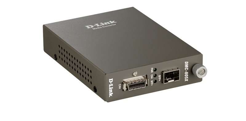 D-Link DMC-805X, 10G CX4 to 10G SFP+ media converter