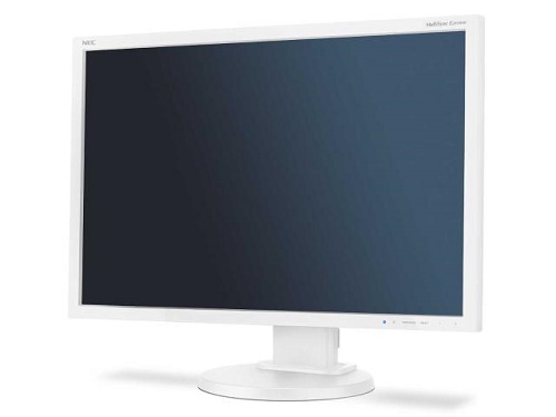 NEC 24" E245WMi monitor, S/W (PLS; 16:10; 250cd/m2,1000:1,6ms,1920x1200,178/178, 16:10; HAS 110mm, Tilt, Pivot; DVI-D,D-sub, DP)