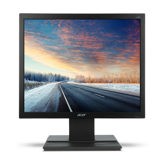 ACER 19" V196LBbd (5:4)/IPS(LED)/1280x1024/5ms/250nits/1000:1/VGA + DVI (w/HDCP)/Black Matt, 60Hz/VESA 100x100