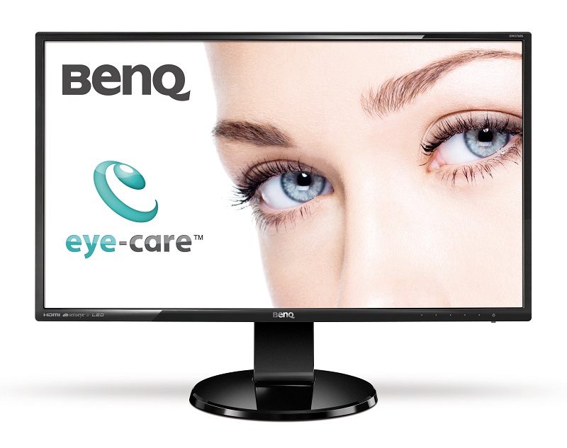 BENQ 27" GW2760HS VA LED, 1920x1080, 4ms, 300cd/m2, 20Mln:1, 178/178, D-Sub, DVI, HDMI, колонки, Glossy Black (9H.L9NLB.RBE).