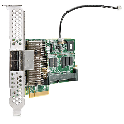HPE SAS Controller Smart Array P441/4GB FBWC/12G/ Ex. Dual mini-SAS HD ports/PCIe3.0 X8/incl. h/h & f/h. Brckts, analog 726825-B21