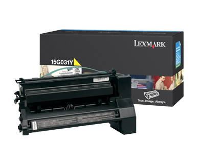 Lexmark C752, C760, C762 Yellow Print Cartridge (6K) 6,000 pages  C752 / C752dn / C752dtn / C752fn / C752Ldn / C752Ldtn / C752Ln / C752n / C760 / C760dn / C760dtn / C760n / C762 / C762dn / C762dtn / C
