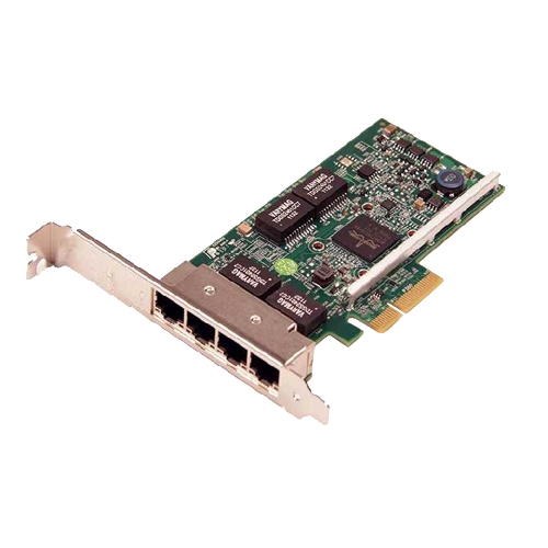 DELL NIC Broadcom 5719 QP 1Gb Network Interface Card, Full Height - Kit (analog 540-BBGX)