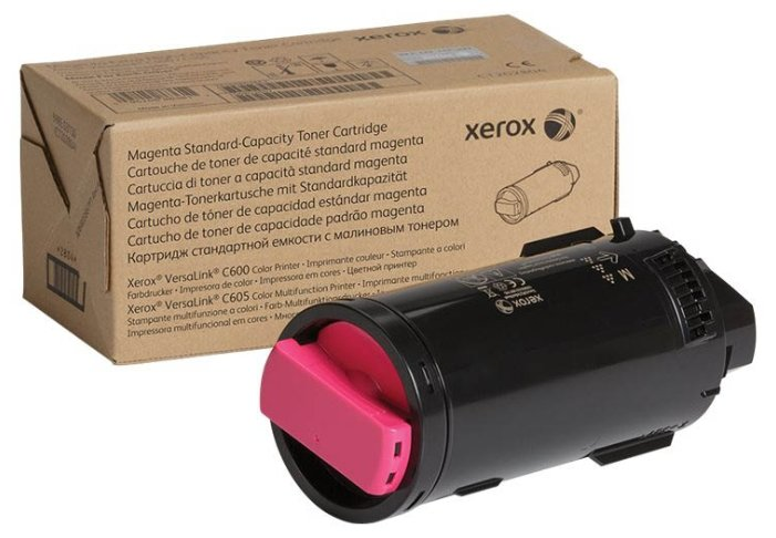 Тонер-картридж пурпурный (6K) XEROX VL C600/C605