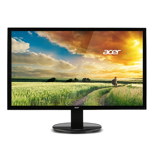 ACER 24" K242HLBID LED, 1920x1080, 5ms, 250cd/m2, 170°/160°, 100M:1, D-Sub, DVI, HDMI, Black