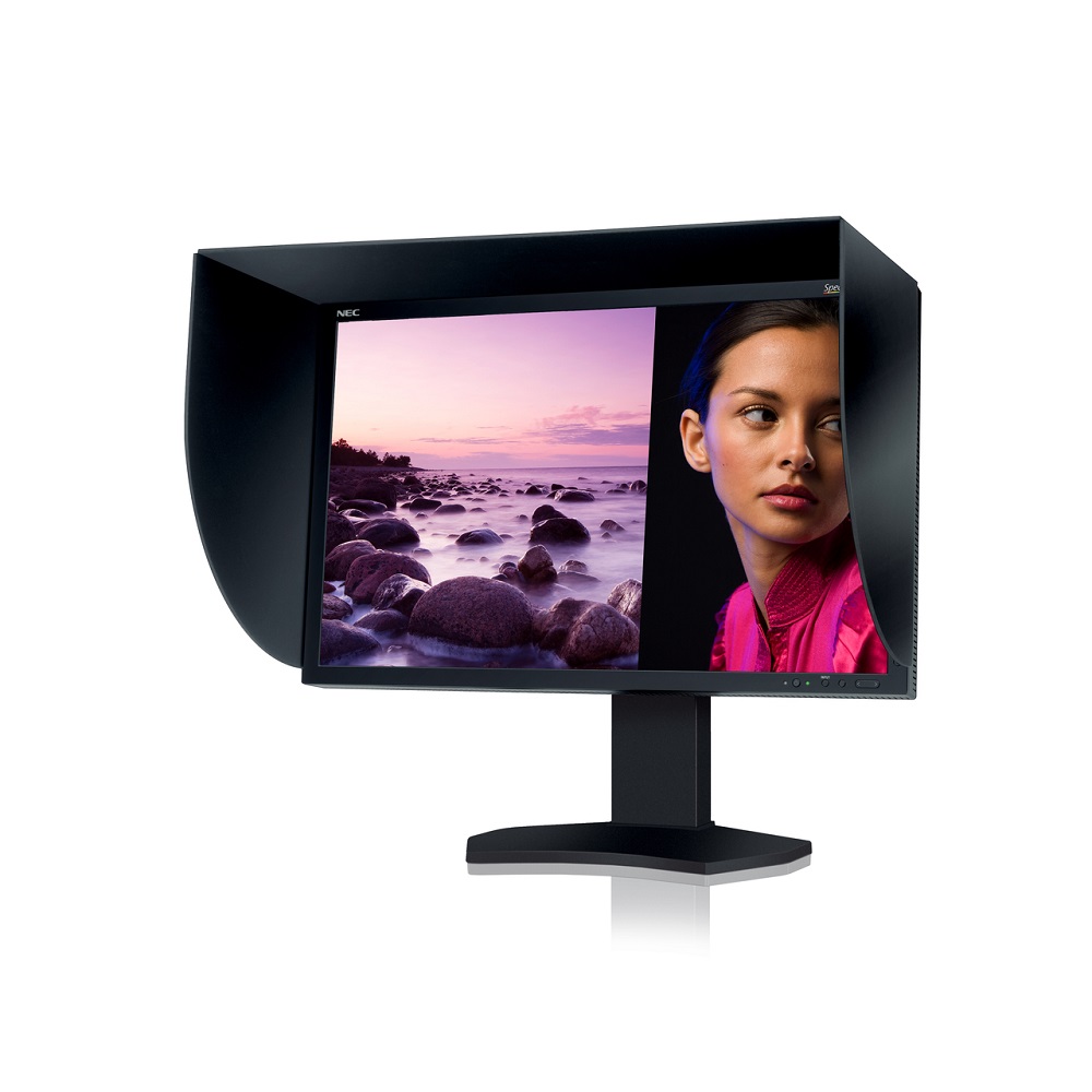 NEC 29.8" SVRef.302 monitor SpectraView® Reference Black (AH-IPS; 340cd/m2; 1000:1; 6ms; 2560x1600, 178/178; DVI(D), Display Port, HDMI; Hight adjustable, Swivel; Tilt, Pivot; Internal Power Supply; ;