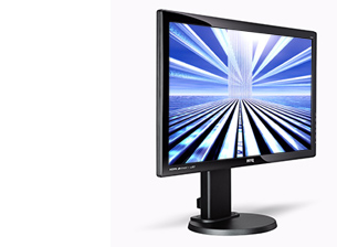 BENQ 24" GL2450HT LED, 1920x1080, 5ms, 2500 cd/m2, 12M:1, 170/160, D-sub, DVI-D, HDMI, HAS, Pivot, Swivel, Tilt Glossy-Black